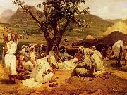 Horace Vernet The Arab Tale Teller Spain oil painting artist
